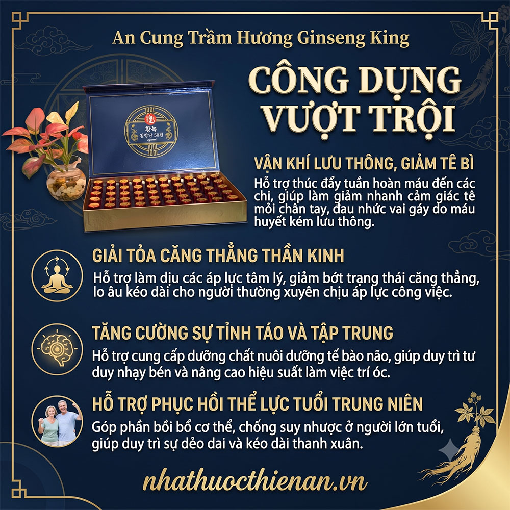 an cung tram huong ginseng king boi bo co the thu gian tinh than