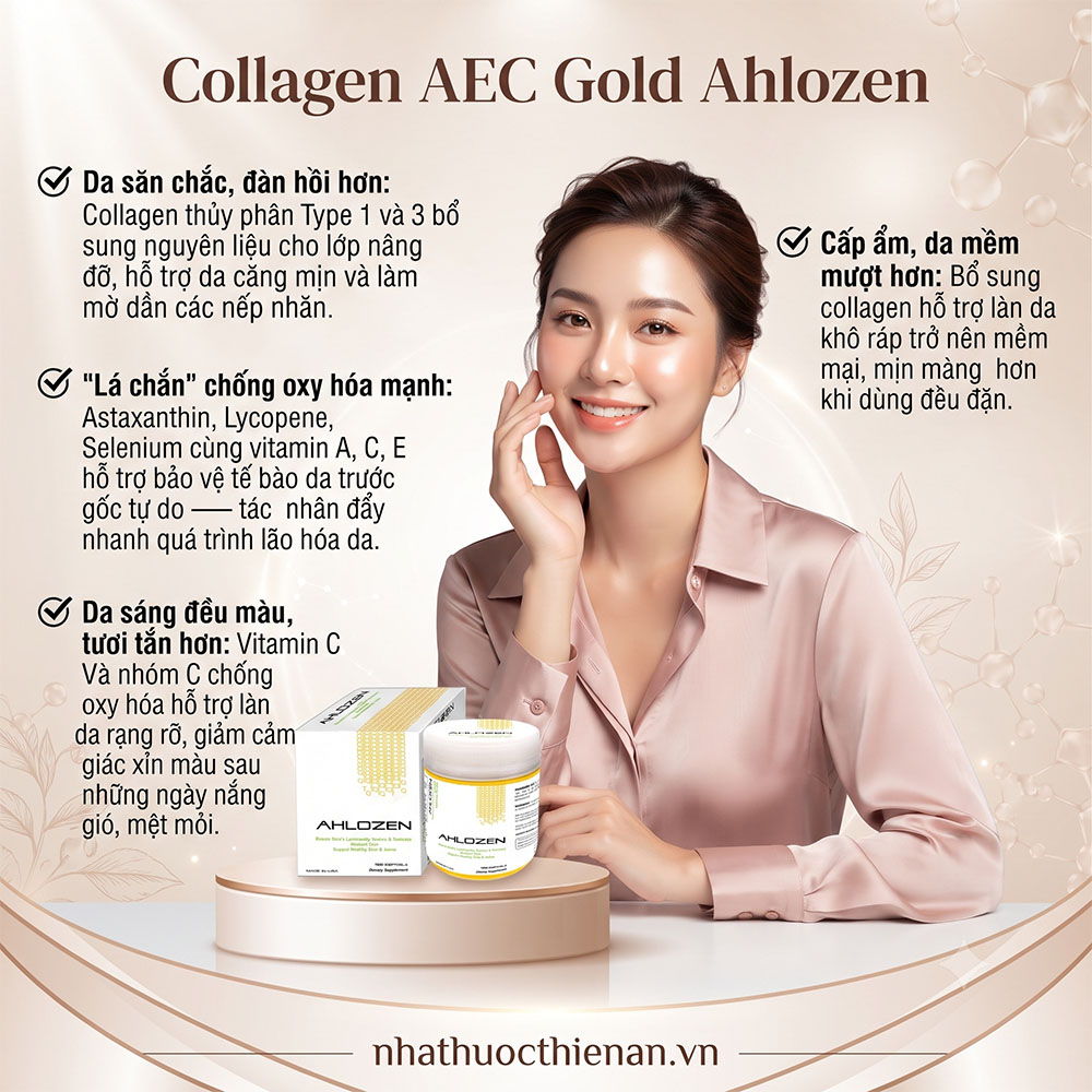 collagen aec gold ahlozen ho tro da san chac chong oxy hoa sang deu mau