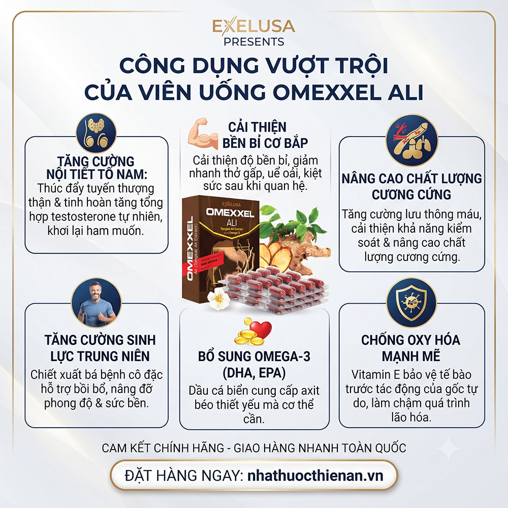 cong dung Omexxel Ali bo than trang duong boi bo nam gioi