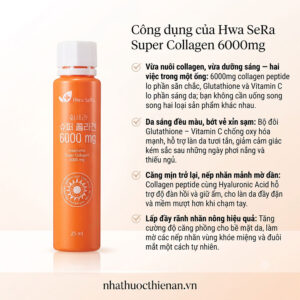 hwa sera super collagen ho tro da san chac sang deu mau