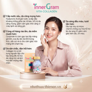 inner gram vita collagen ho tro da cang mong cap am sang deu mau