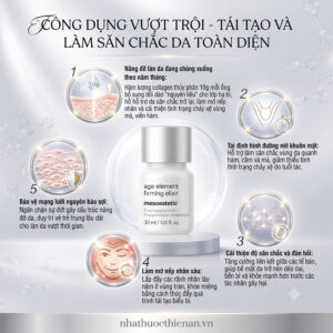 mesoestetic age element firming elixir ho tro da san chac cang mong
