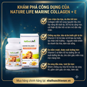 nature life marine collagen e ho tro da dan hoi chong lao hoa sang min