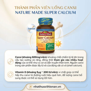 nature made super calcium bo sung canxi vitamin d cho nguoi lon