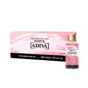 nuoc uong lam trang da white adiva glutathione duong sang