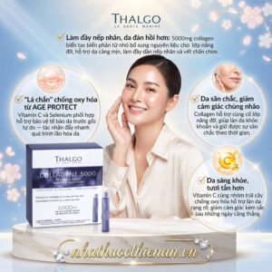 thalgo collagen 5000 ho tro lam day nep nhan da dan hoi