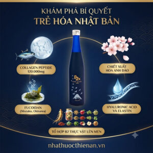 thanh phan 82x classic fucoidan collagen ca ngu tao nau mozuku