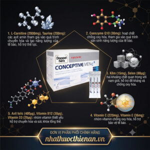 thanh phan Doppelherz Conceptive Men L-Carnitine CoQ10 kem selen vitamin
