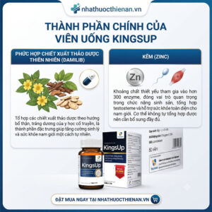 thanh phan KingsUp thao duoc thien nhien kem Damilib