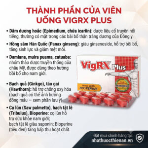 thanh phan VigRX Plus dam duong hoac hong sam bach qua Bioperine