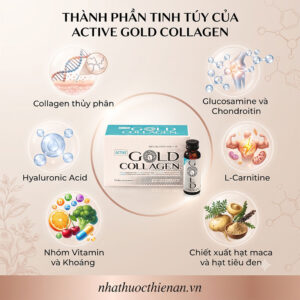 thanh phan active gold collagen collagen glucosamine chondroitin l-carnitine hyaluronic