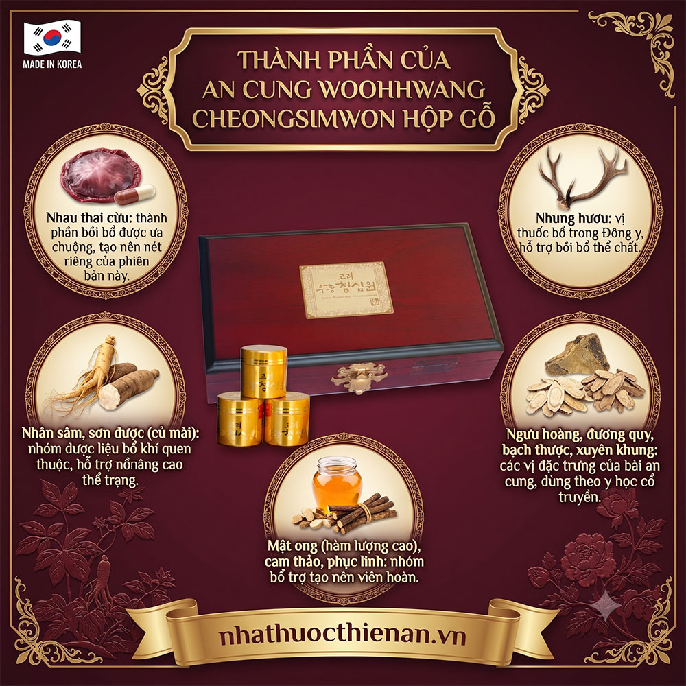 thanh phan an cung woohwang nhau thai cuu nhung huou nhan sam