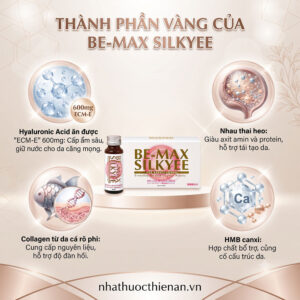 thanh phan be-max silkyee hyaluronic ecm-e nhau thai collagen ca ro phi hmb canxi