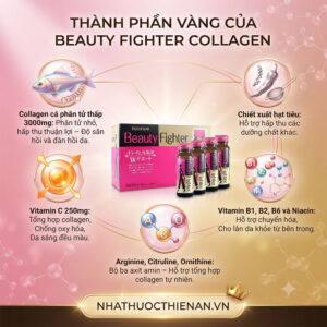thanh phan beauty fighter collagen 3000mg vitamin c arginine citruline ornithine