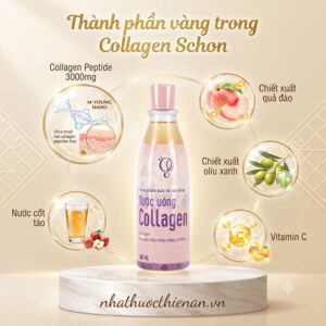 thanh phan collagen schon 3000mg collagen ca chiet xuat dao oliu xanh vitamin c