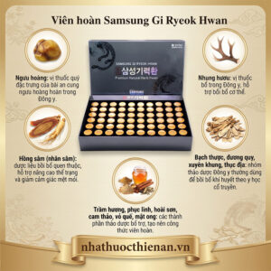thanh phan gi ryeok hwan nguu hoang hong sam nhung huou tram huong