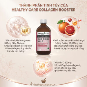 thanh phan healthy care collagen booster silica vitamin c chiet xuat cam do blood orange