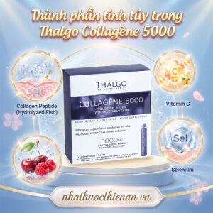thanh phan thalgo collagen 5000 collagen bien age protect vitamin c selenium