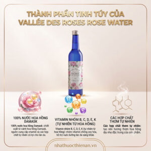 thanh phan vallee des roses 100 phan tram nuoc hoa hong damask vitamin