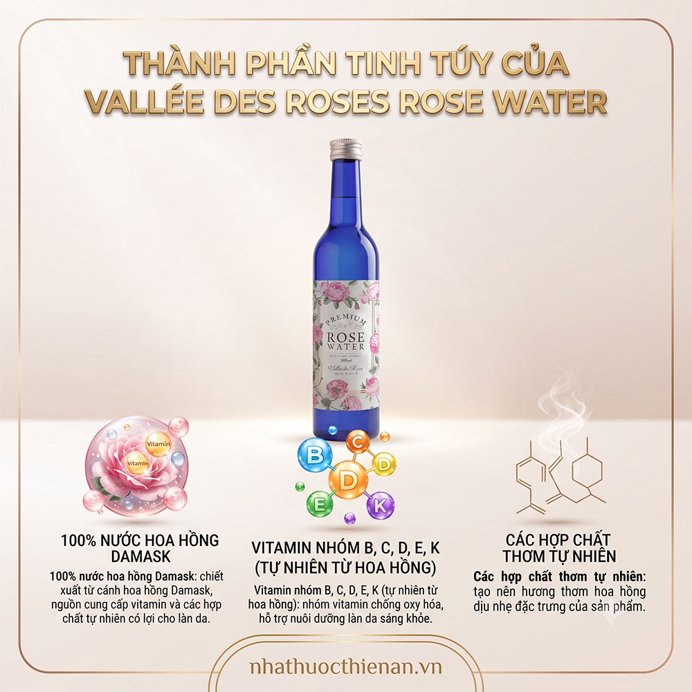 thanh phan vallee des roses 100 phan tram nuoc hoa hong damask vitamin